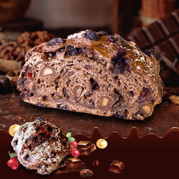 ショコラレーズンのもっちり石窯パン